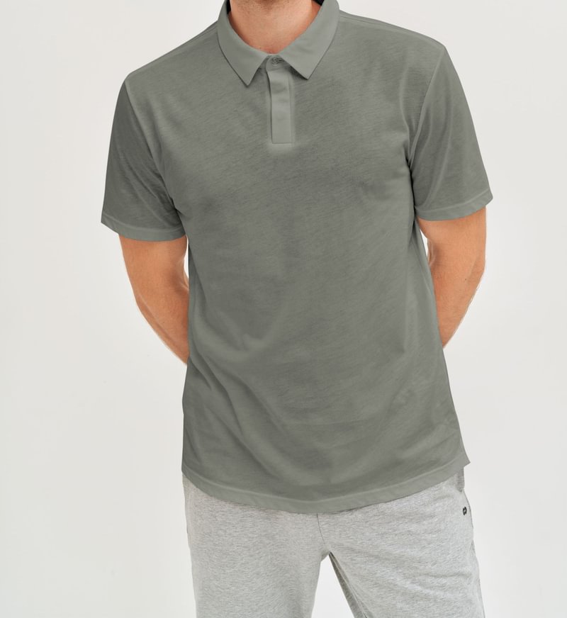 Tencel pluošto polo marškinėliai