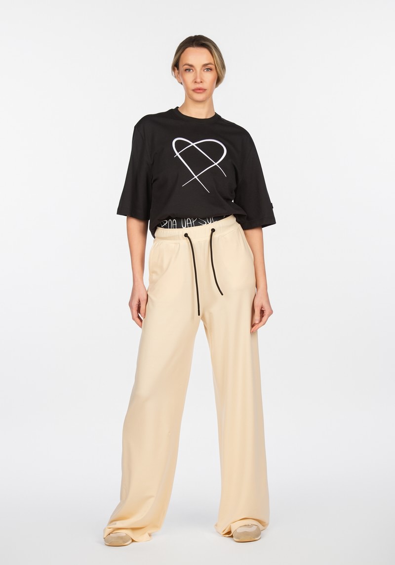 Tencel pluošto kelnės 168 cm. ūgiui su kišenėmis "Diana Vapsvė"