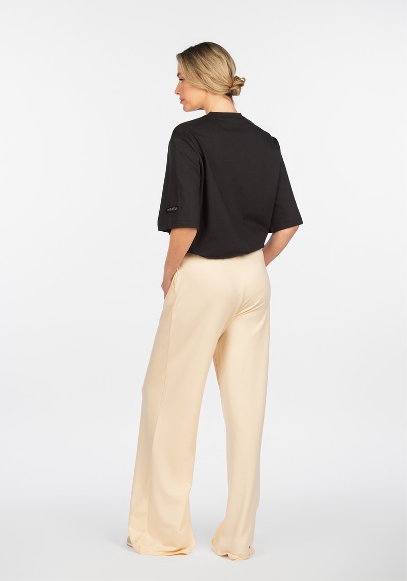 Tencel pluošto kelnės 168 cm. ūgiui su kišenėmis "Diana Vapsvė"