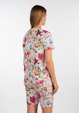 Šukuotinės medvilnės šortai "Garbanota"