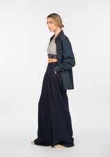 Šukuotinės medvilnės kelnės su kišenėmis 168 cm. ūgiui "Diana Vapsvė"