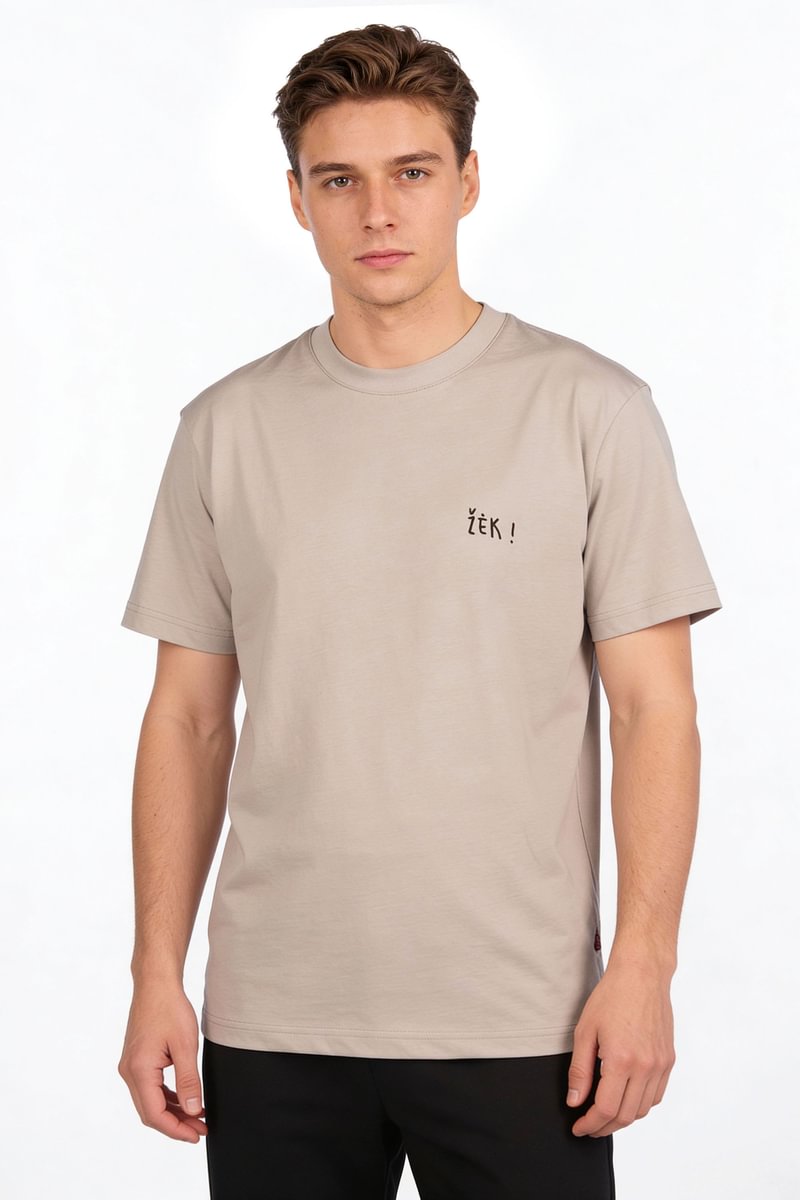Šukuotinės medvilnės unisex marškinėliai "Pietinia kronikas"
