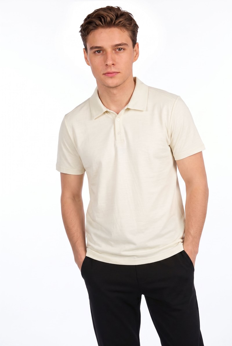 Merino vilnos polo marškinėliai